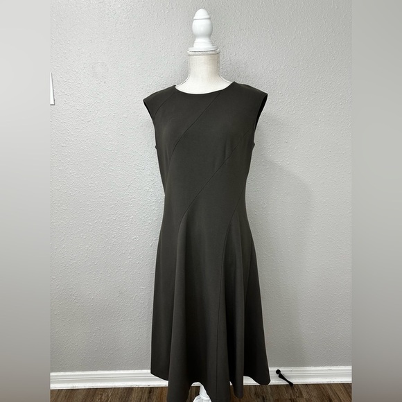 LAFAYETTE 148 NEW YORK TOPENGA PUNTO MILANO A-LINE  FISCUS DRESS sz 10 - Picture 4 of 13